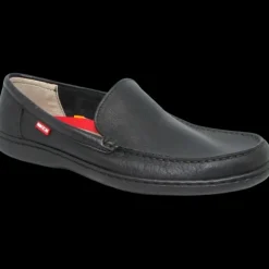 Notton Mocassini Da Uomo N Pelle Con Suola Di Gomma 1547 Nero - 1547