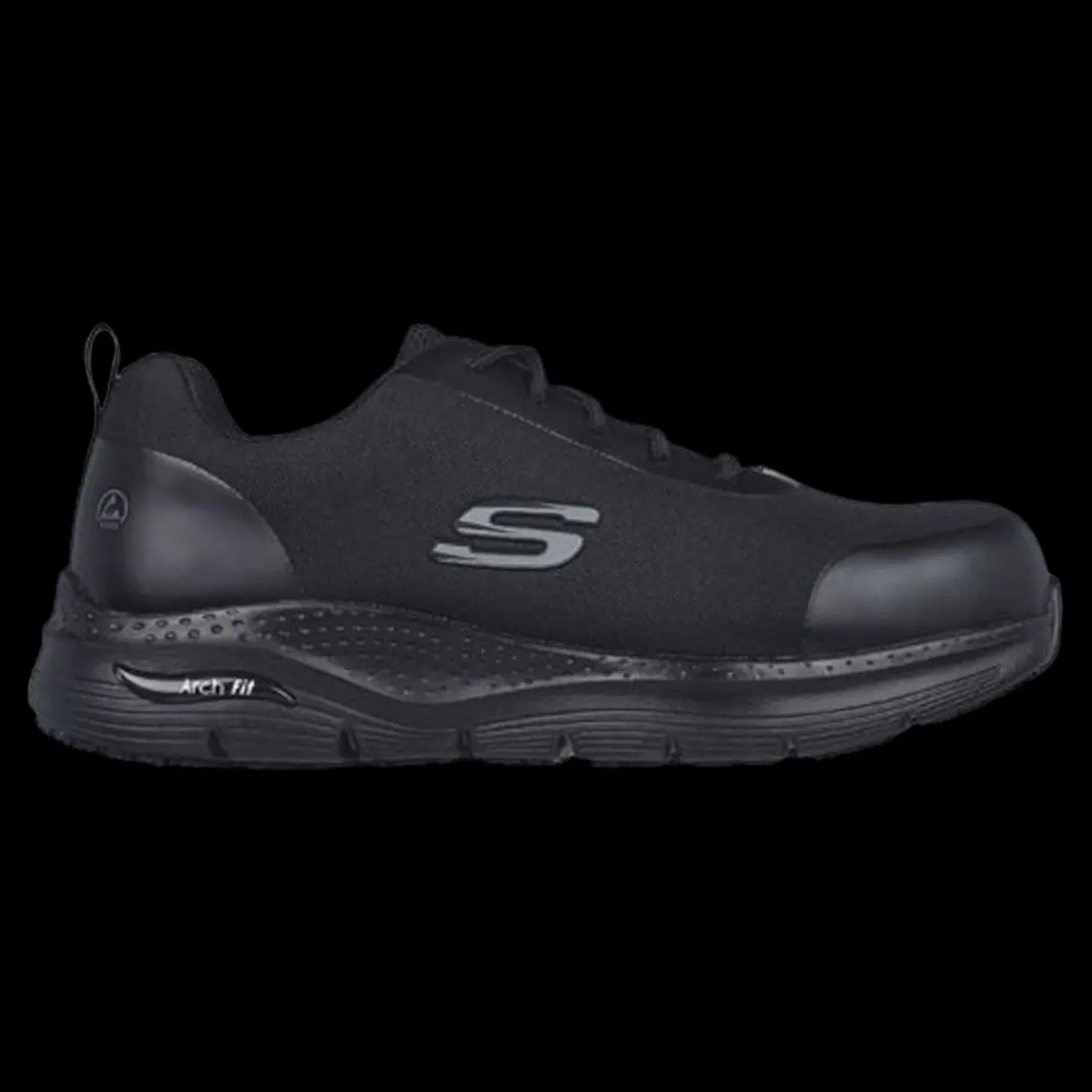 Ringstap Skechers Scarpe Anti Infortunistiche Da Uomo Nero - 200086EC
