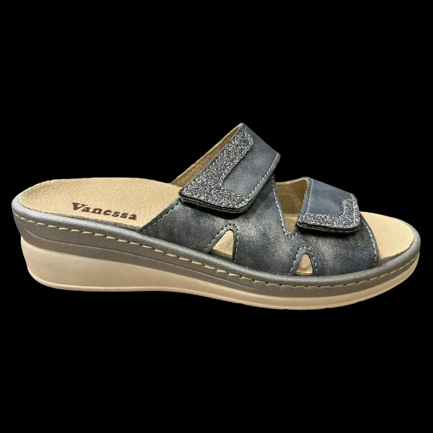 3 Rose Pantofole E Ciabatte Da Donna Blu - 174