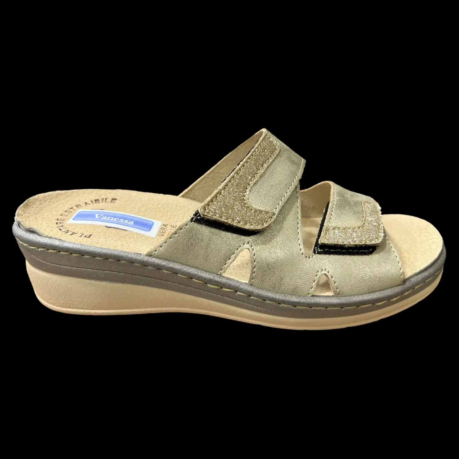 3 Rose Pantofole E Ciabatte Da Donna Platino - 174