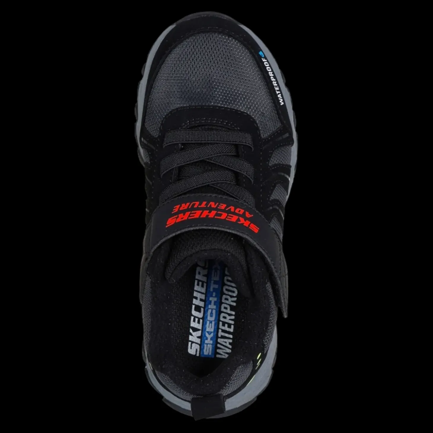 Rugged Ranger Skechers Sneakers Da Bambino Nero/rosso - 406411L