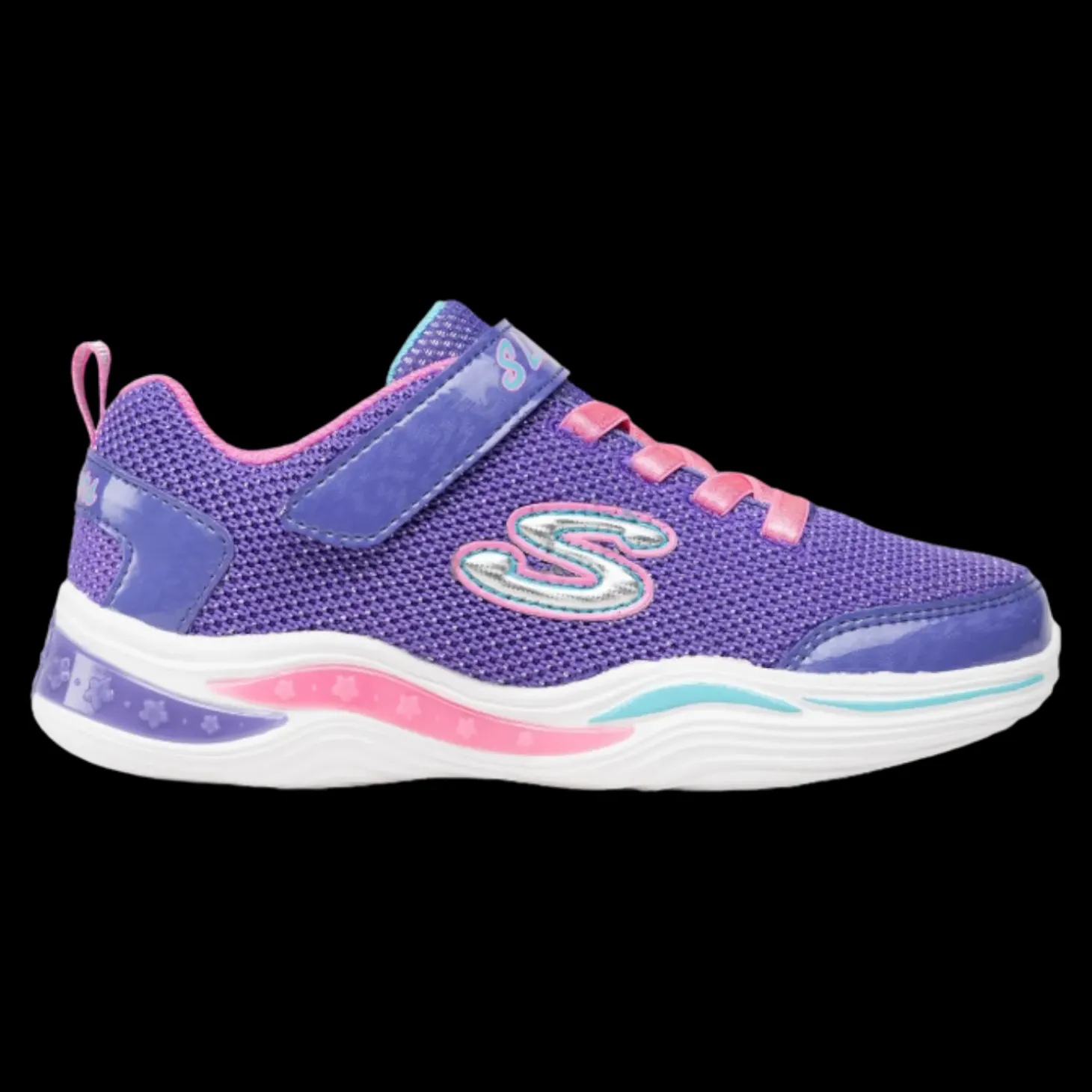 S Light - Glitzy Petals Skechers Scarpe Sportive Da Bambina Viola - 996472L