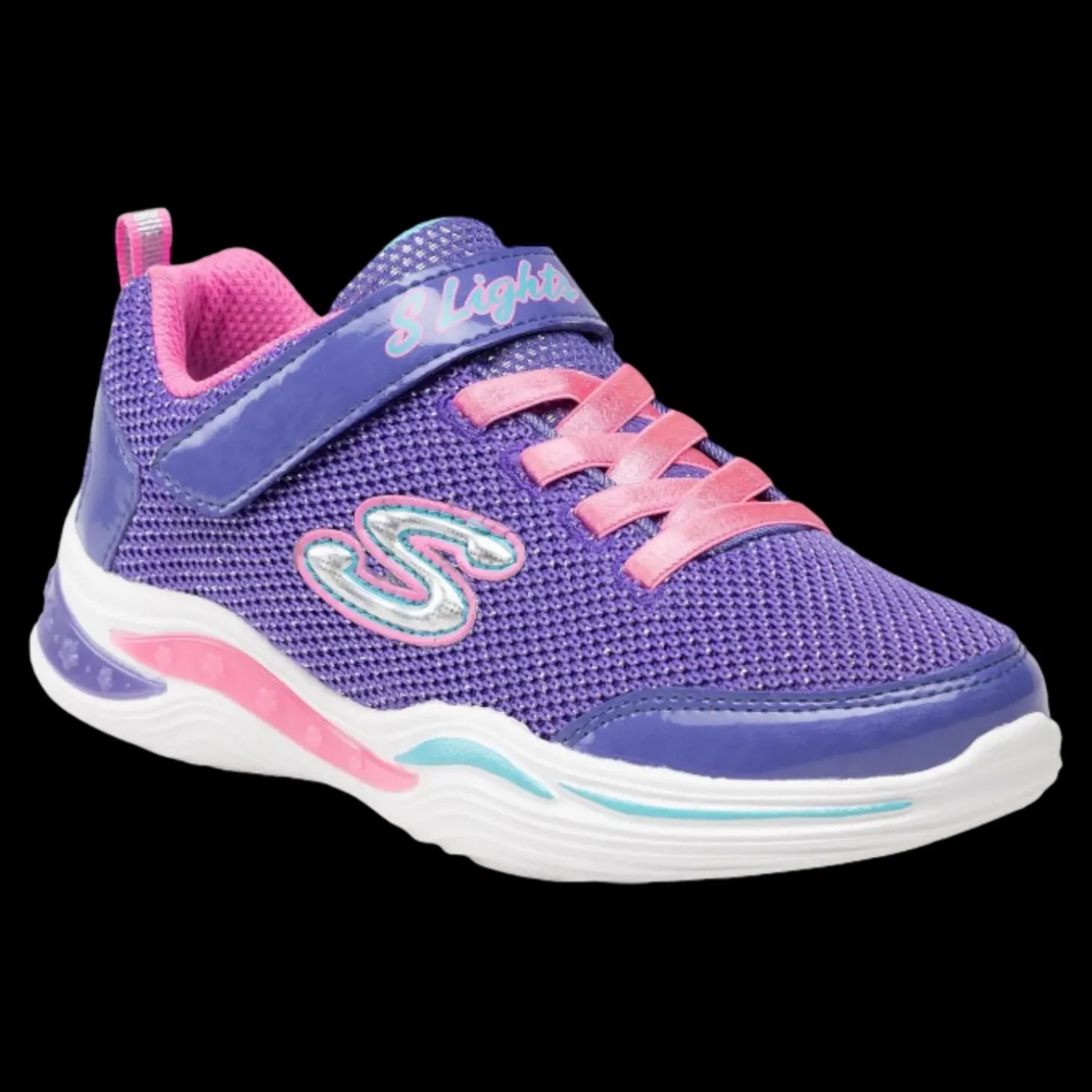 S Light - Glitzy Petals Skechers Scarpe Sportive Da Bambina Viola - 996472L