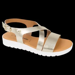 Sandali Bassi Da Donna Valleverde Sandali Da Donna 24101 Platino - 24101