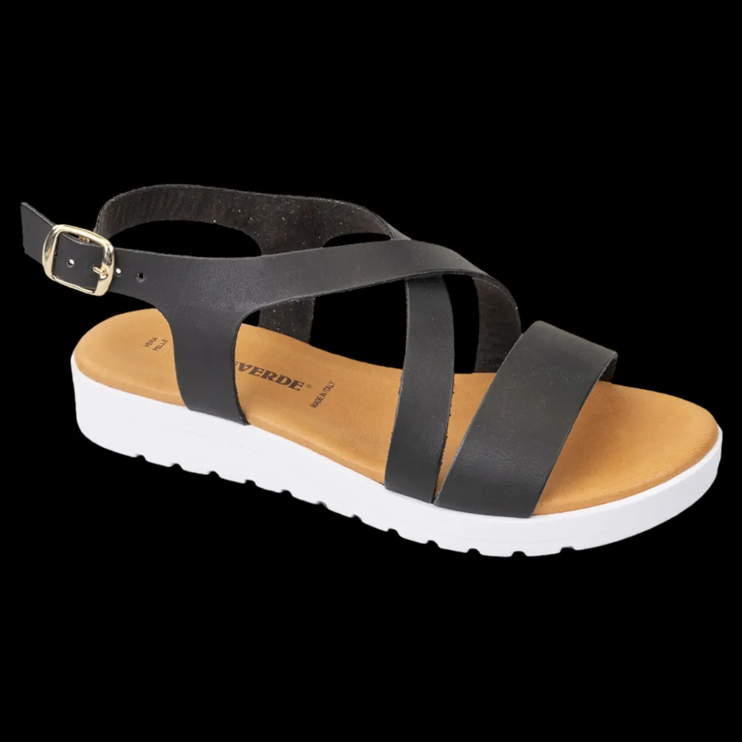 Sandali Bassi Da Donna Valleverde Sandali Da Donna 24101 Nero - 24101