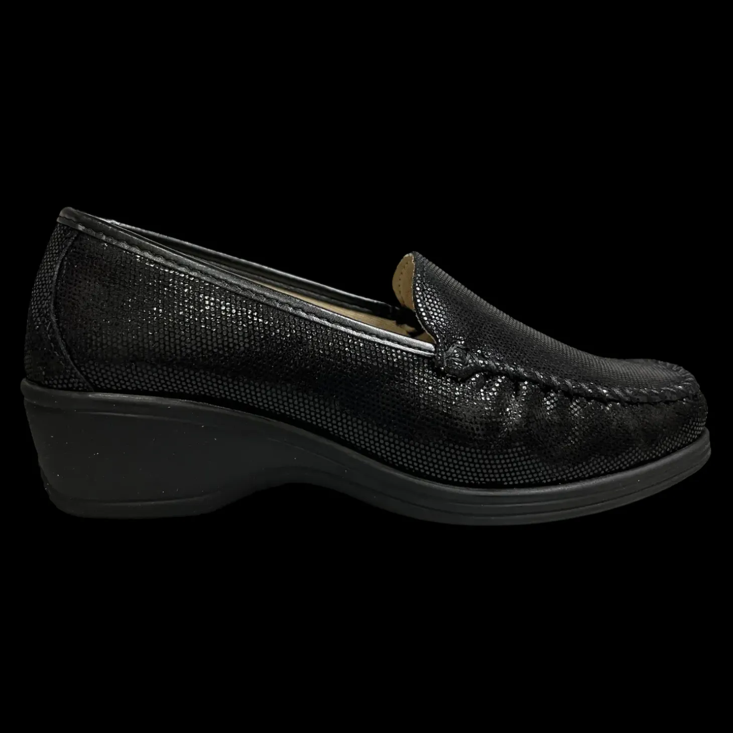 Stile Di Vita Mocassini Da Donna 2377 Punto Nero - 2377