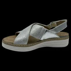 Stile Di Vita Sandali Con Plantare Estraibile Argento - 8233