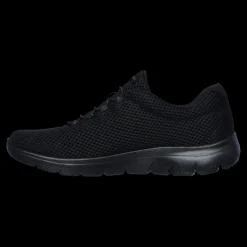 Summits - Quick Lapse Skechers Scarpe Sportive Slip On Sneakers Da Donna Nero - 12985