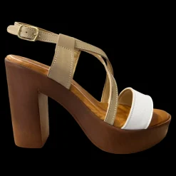 Talea Sandali Da Donna Taupe/bianco - 048