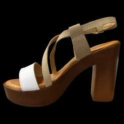 Talea Sandali Da Donna Taupe/bianco - 048