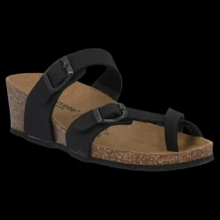 Valleverde Infradito Sandali Da Donna Nero - VG1395P