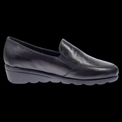 Valleverde Mocassini Con Zeppa Da Donna Nero - VS10300