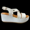 Valleverde Sandali Da Donna Con Zeppa Bianco - 24400