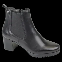 Valleverde Tronchetti Da Donna In Pelle Nero - 49354