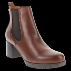 Valleverde Tronchetti Da Donna In Pelle Marrone - 49354