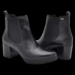 Valleverde Tronchetti Da Donna In Pelle Nero - 49354