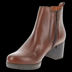 Valleverde Tronchetti Da Donna In Pelle Marrone - 49354