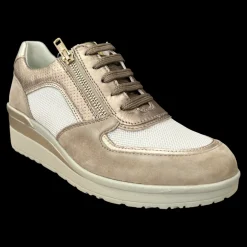 Walk Dream Sneakers Da Donna Con Zeppa Beige - W21773-02